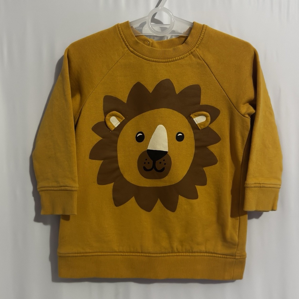 Size 2T - H&M Brown Lion Pullover Sweater